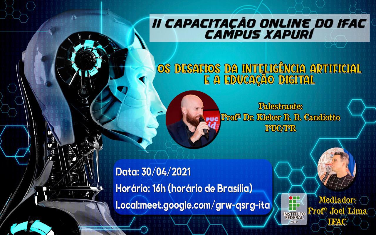 banner do II Capacitação Online do Campus Xapuri