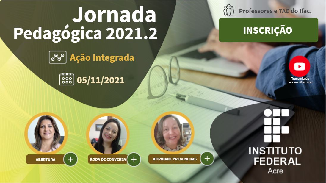banner do Jornada Pedagógica 2021-2  – Ação Integrada